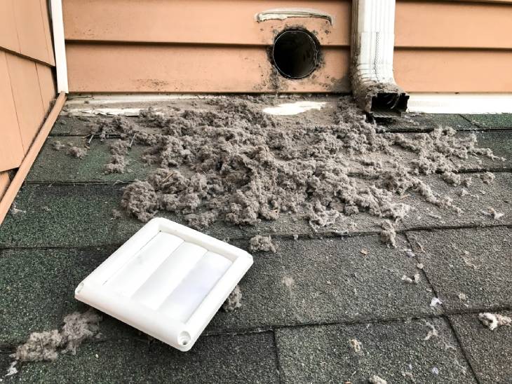 Photo of a blocked vent
